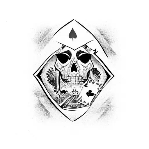 Poker Card King Death