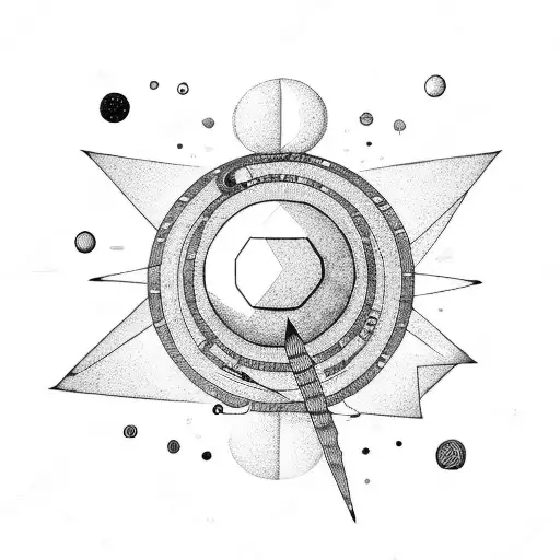 Solar System Out Of An Old Astronomer Scroll