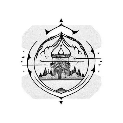 Forearm Tattoo Of Arabic Phrase I Am The Land And The Land Is Me