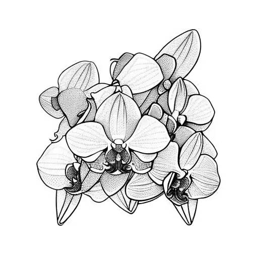 Nye With Orchid Flower