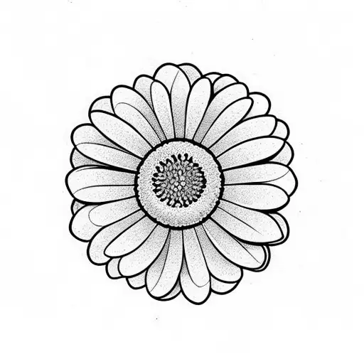 Groovy Daisy Flower In Color