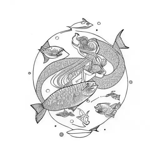 Amphitrite And Pisces