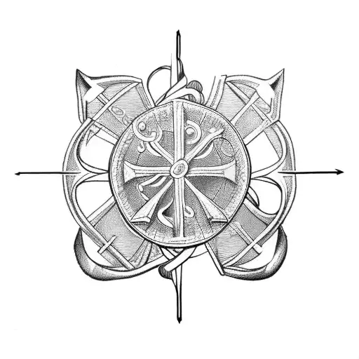 Cross Flowing Into An Anchor