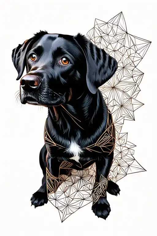 Black Lab With Maisy