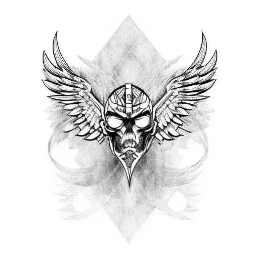 Evil Angel With Wings