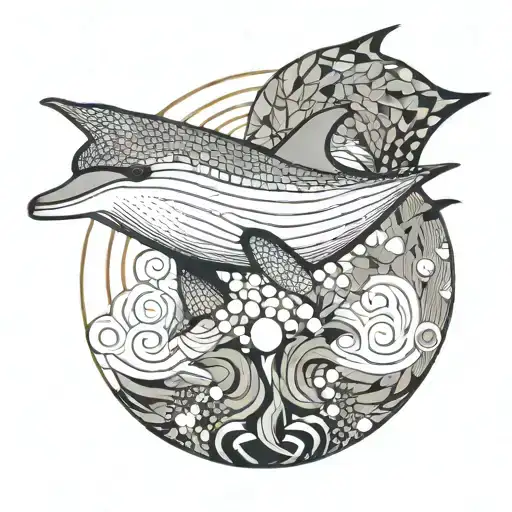 Bubble Anda Dolphin Fin Emerging