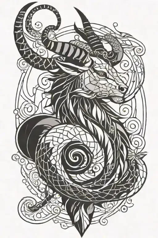 Capricorn And Fish