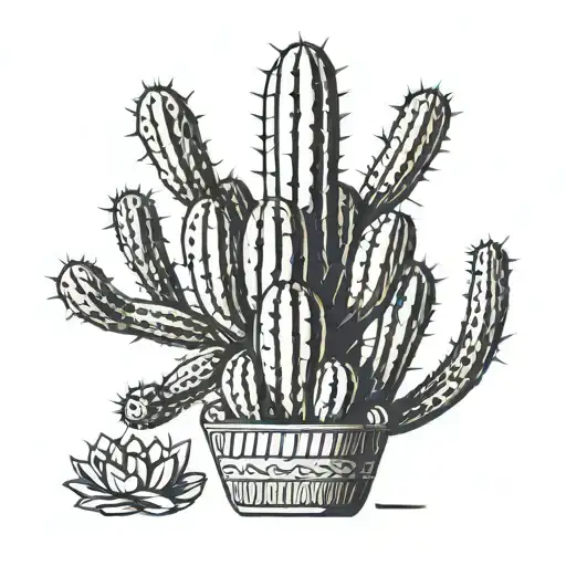 Seguaro Cactus Wearing A Sweater