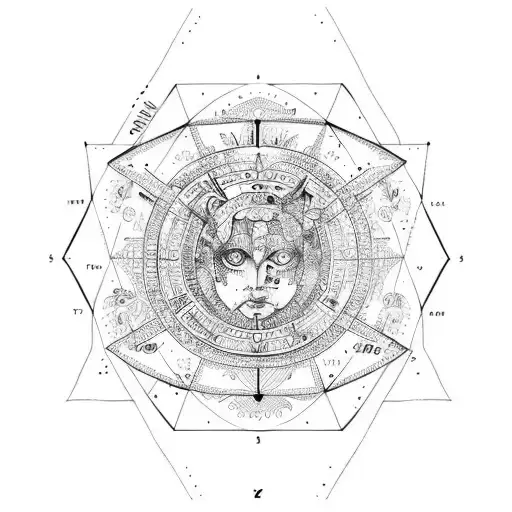 Virgo Zodiac With Constellation