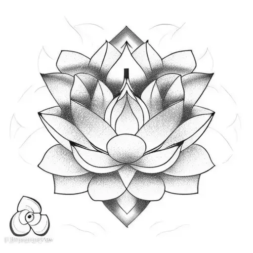 Lotus Flower With Seeing Eye