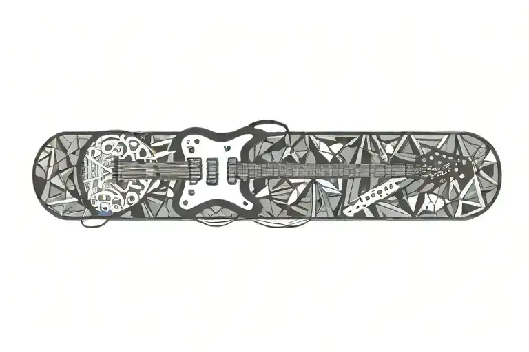 Speaker Morphing Into Electric Guitar