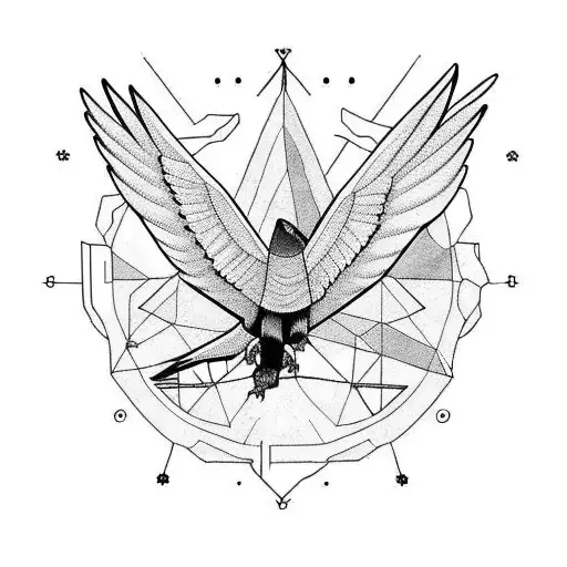 Landing Raven Snatching Prey