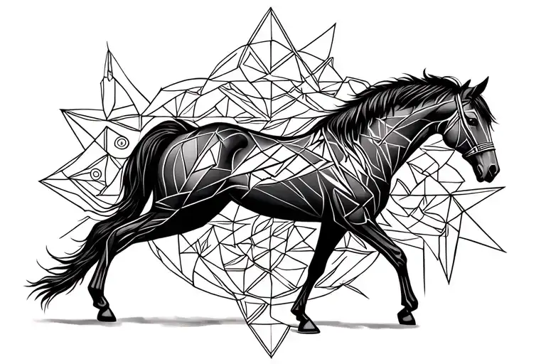 Cave Drawing Of A Horse