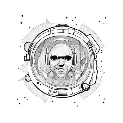 Astronauts In Space With Camera