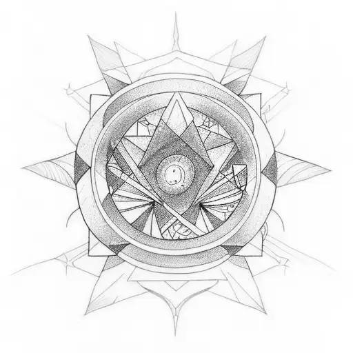 Design A Tattoo That Represents The Balance Between Light And Darkness