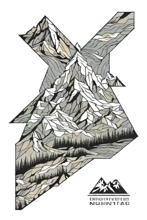 Rocky Mountain With Number 303