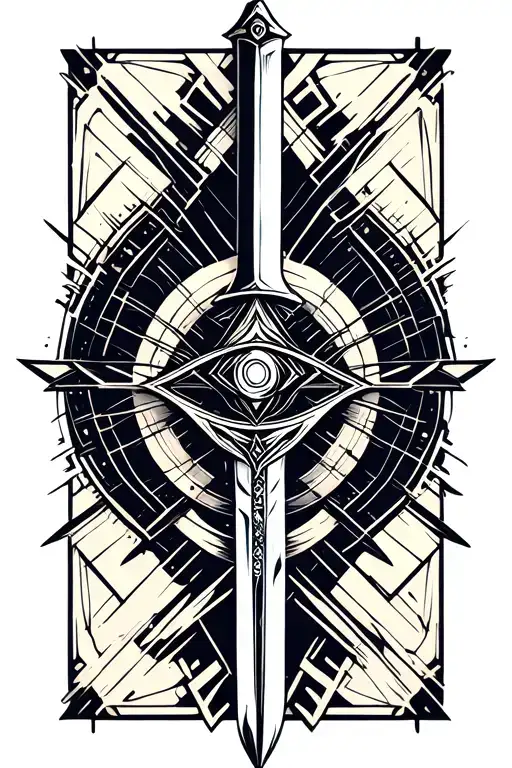 Technology Intertwined With Sword