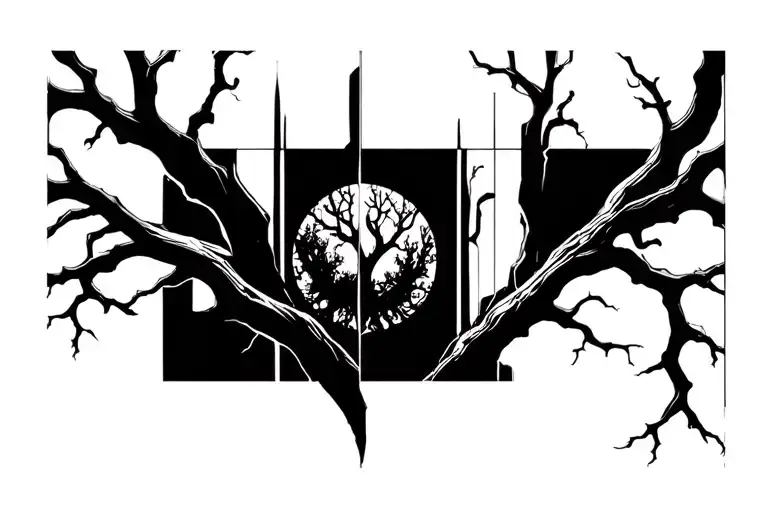 Deth Tree Branches Gothic