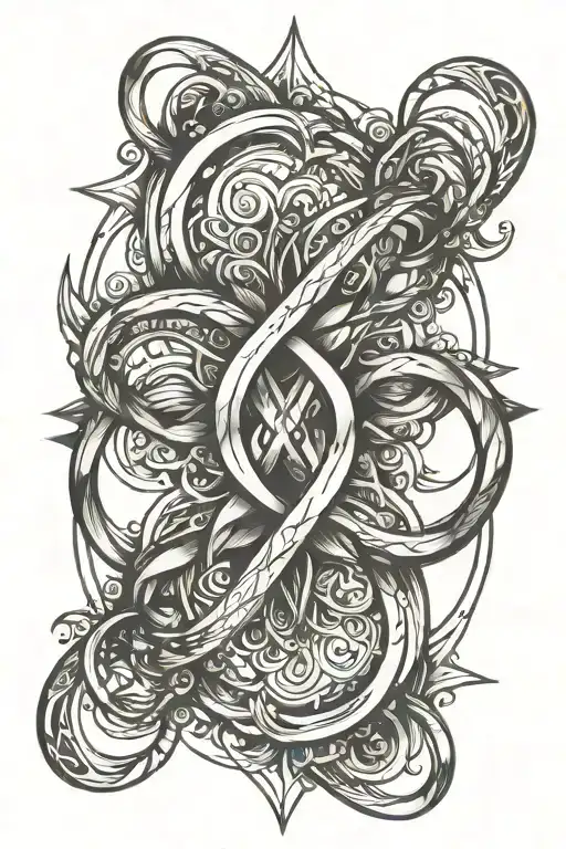 Infinity Strength Symbol Intertwined