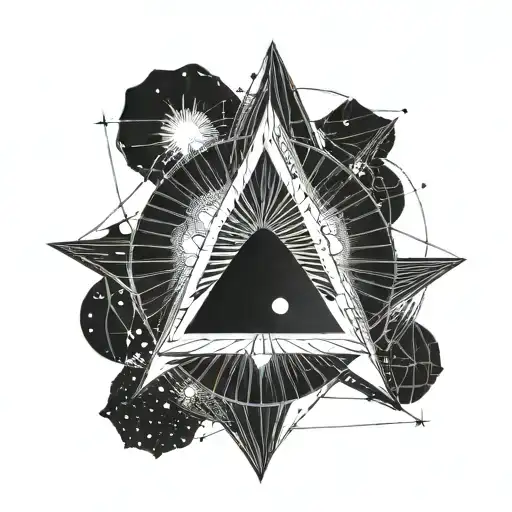 Star Tetrahedron On Top Of Torus Field