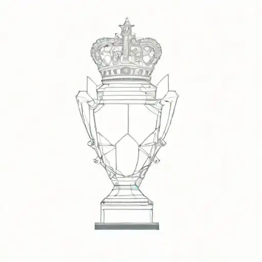 A Trophy With A Crown On It
