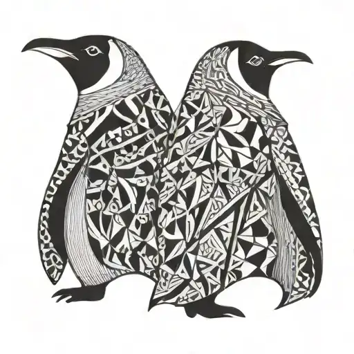 Penguin Wrapped In A Burrito