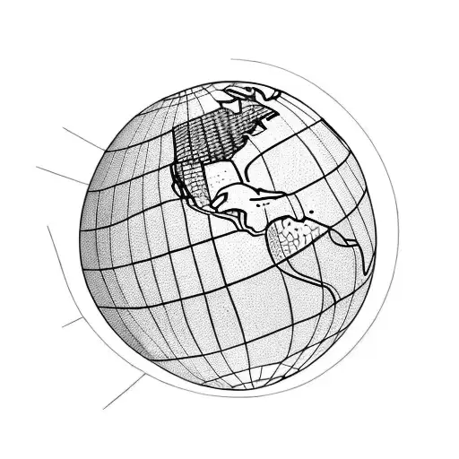 Globe With Countries
