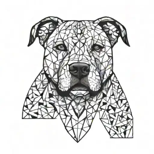 Pitbull Black And White