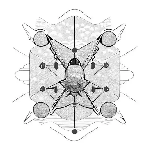 Airplane Chemical Molecules