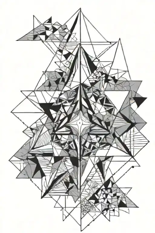 Trippy Geometric Line