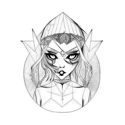 A Gothic Dark Styled Girll