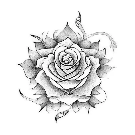 Henna Style Full Sleeve Tattoo With 3 Flowers