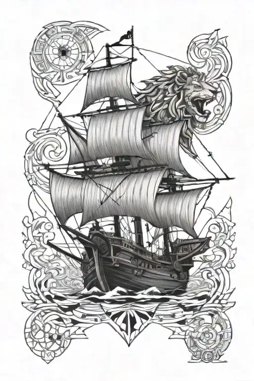 Lion Pirate Ship