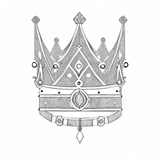 Matching King And Queen Crown