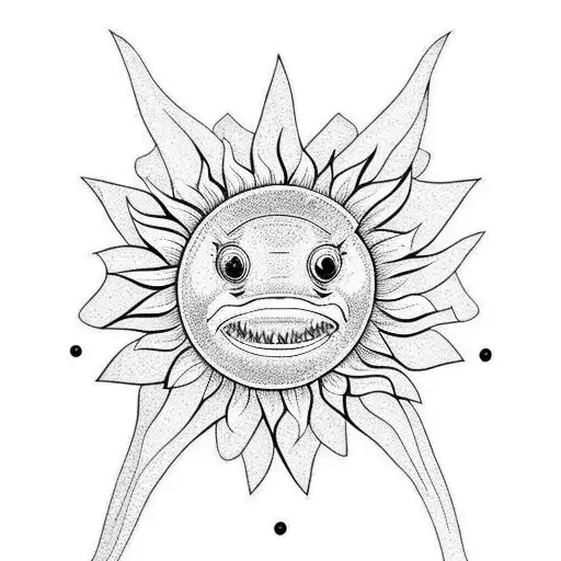 Sunflowers With Shark