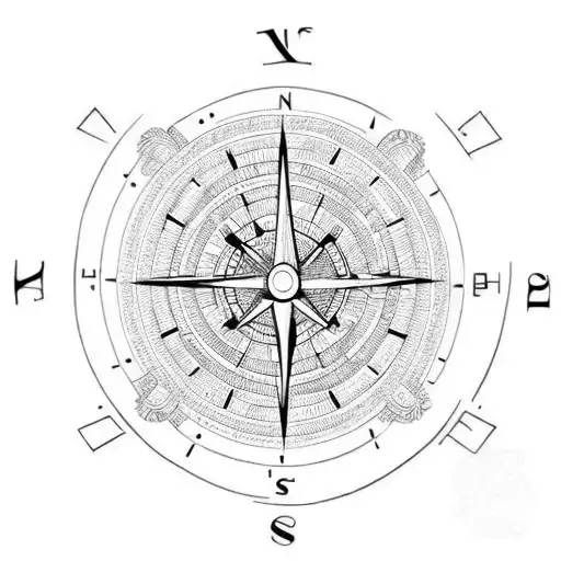 Clock Maze Compass