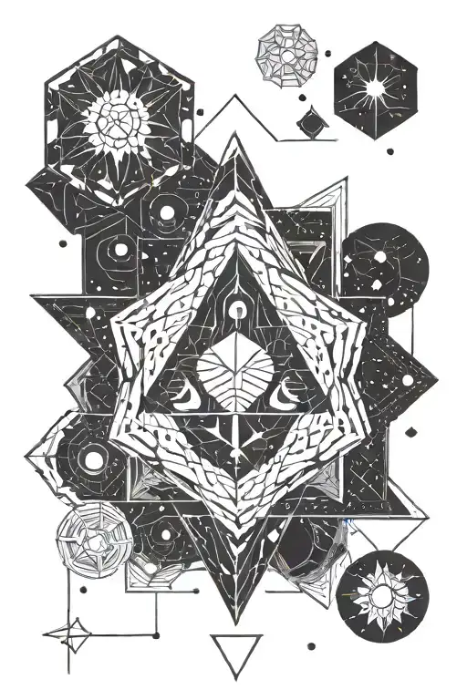 Aquarius Nebula Geometric Galaxy Space Stars