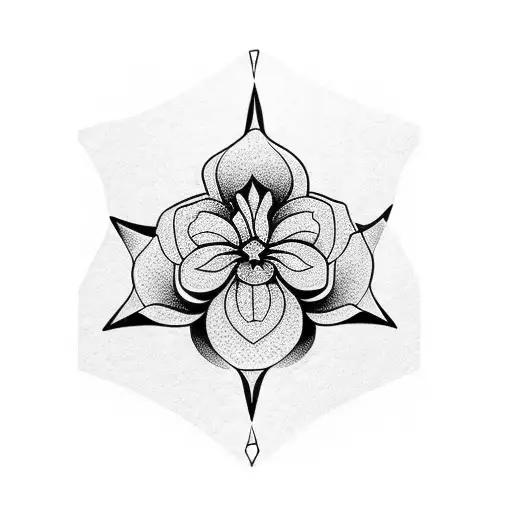 Bracelet Simple Avec Fleur Epinee