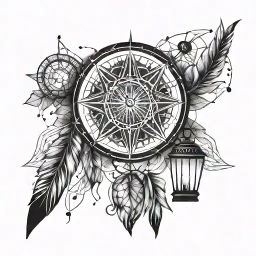 Dreamcatcher And Sky Lantern