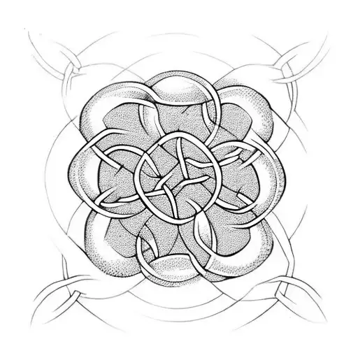 Celtic Knot With Rose