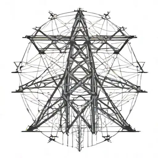 Power Line Tower