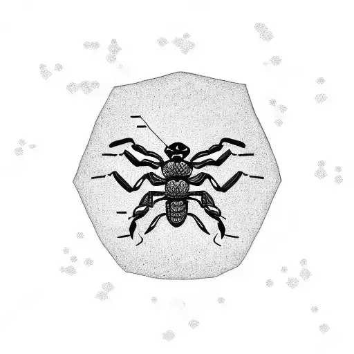 Scorpion In Scorpius Constellation