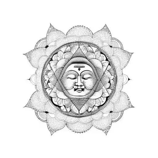 Buddha Mandala Geometric