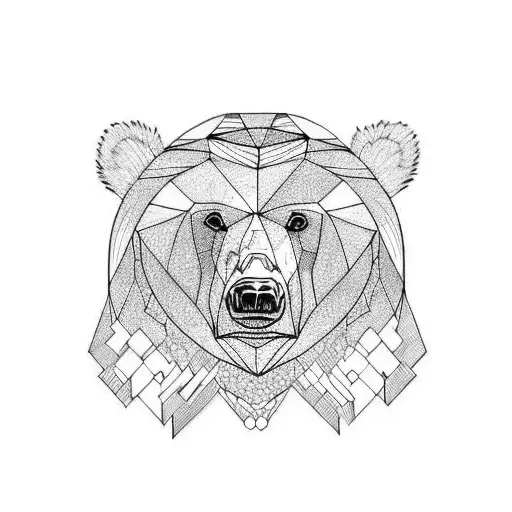 Bear Black And White