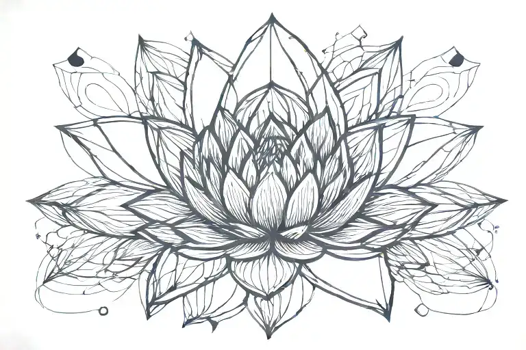 Lotus Geo Pattern