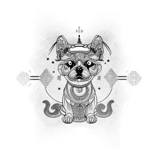 Chinese Fu Dog With Third Eye