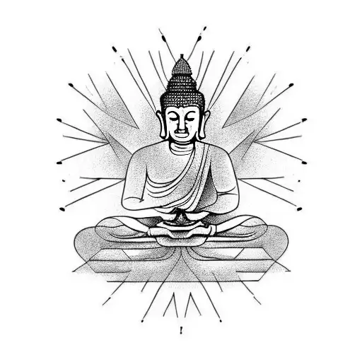 Hand Tattoo Buddha