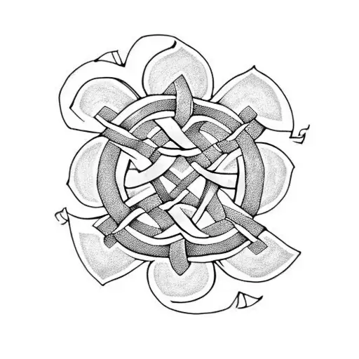 Celtic Knot With Rose