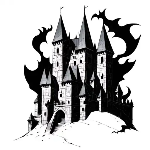 Goth Castle Like Dracula