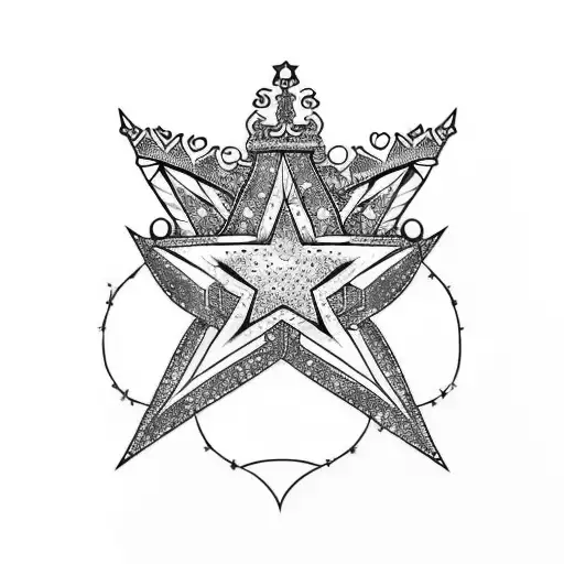 A Crown With Stars As The Gems